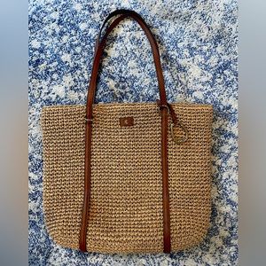Ralph Lauren Woven Tote Bag